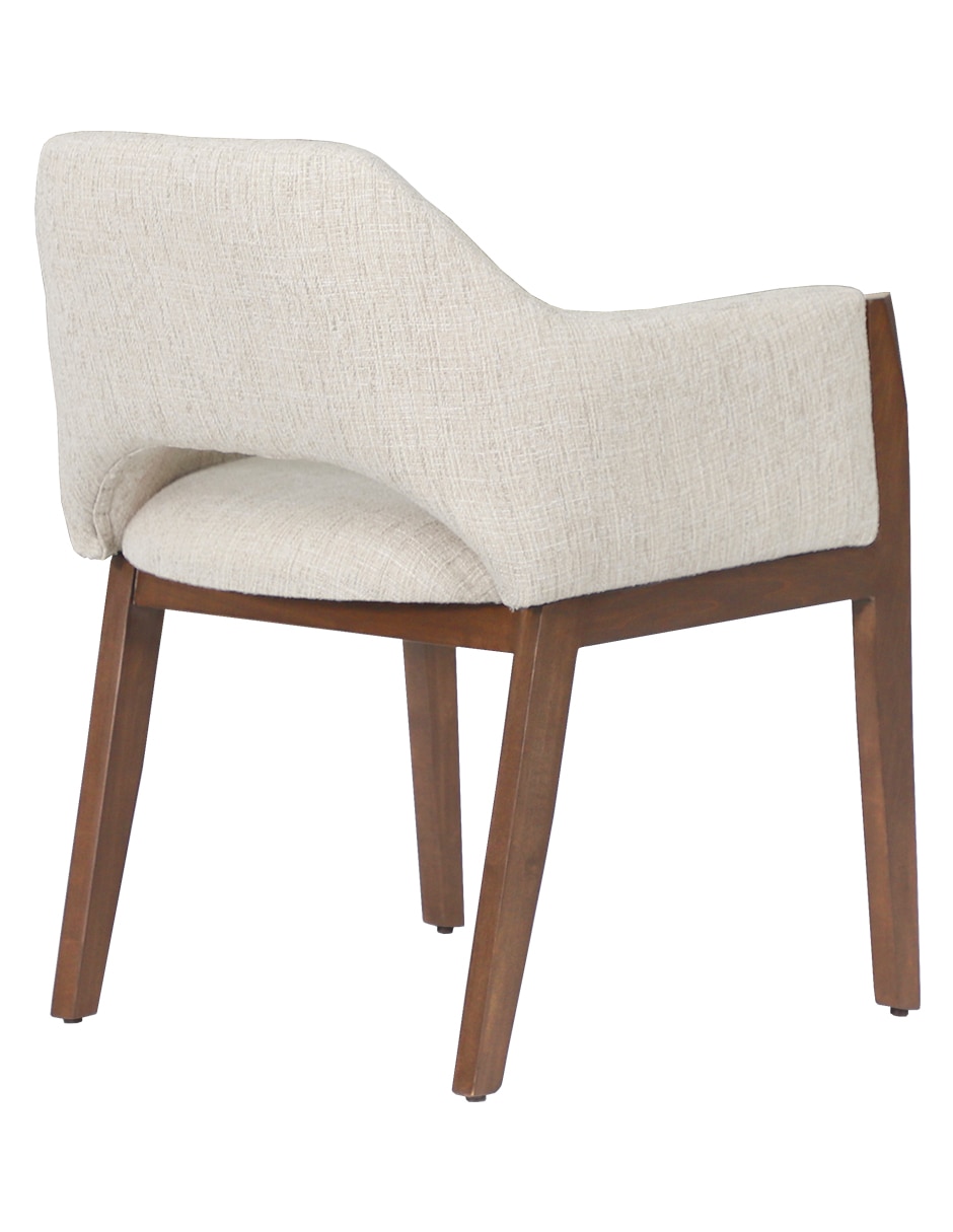 Silla con brazos de tela 4