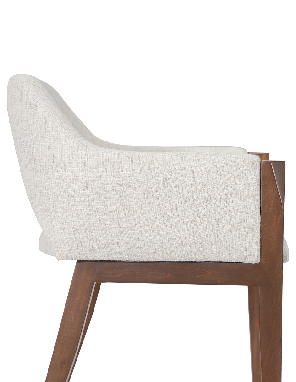 Silla con brazos de tela Silla con brazos de tela