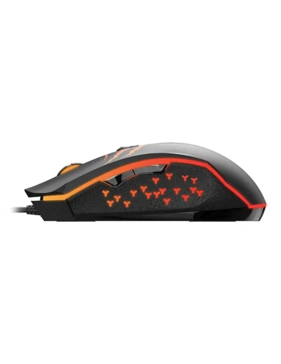 Havit mouse gamer havit ms1027 negro rgb 2400 dpi ergonómico