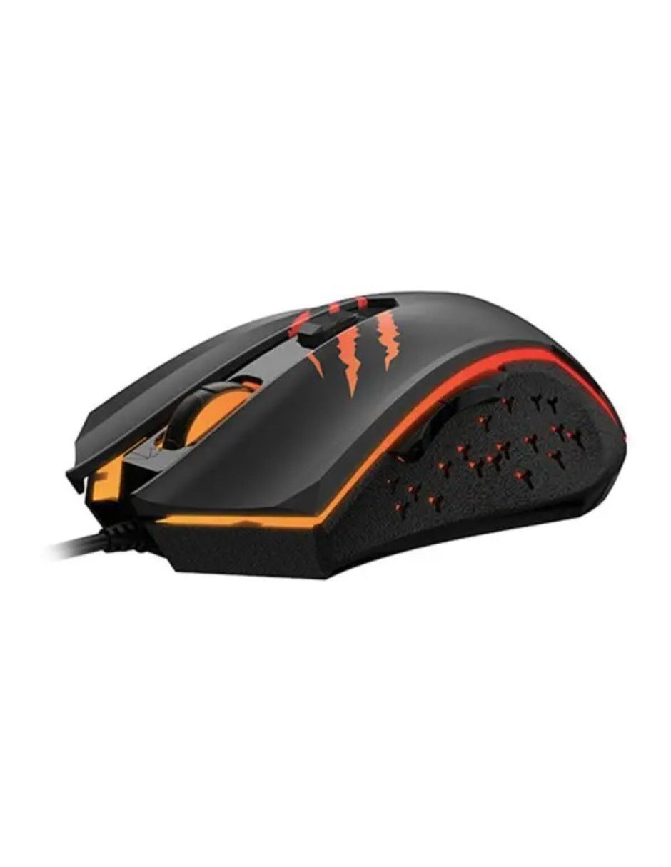 Havit mouse gamer havit ms1027 negro rgb 2400 dpi ergonómico