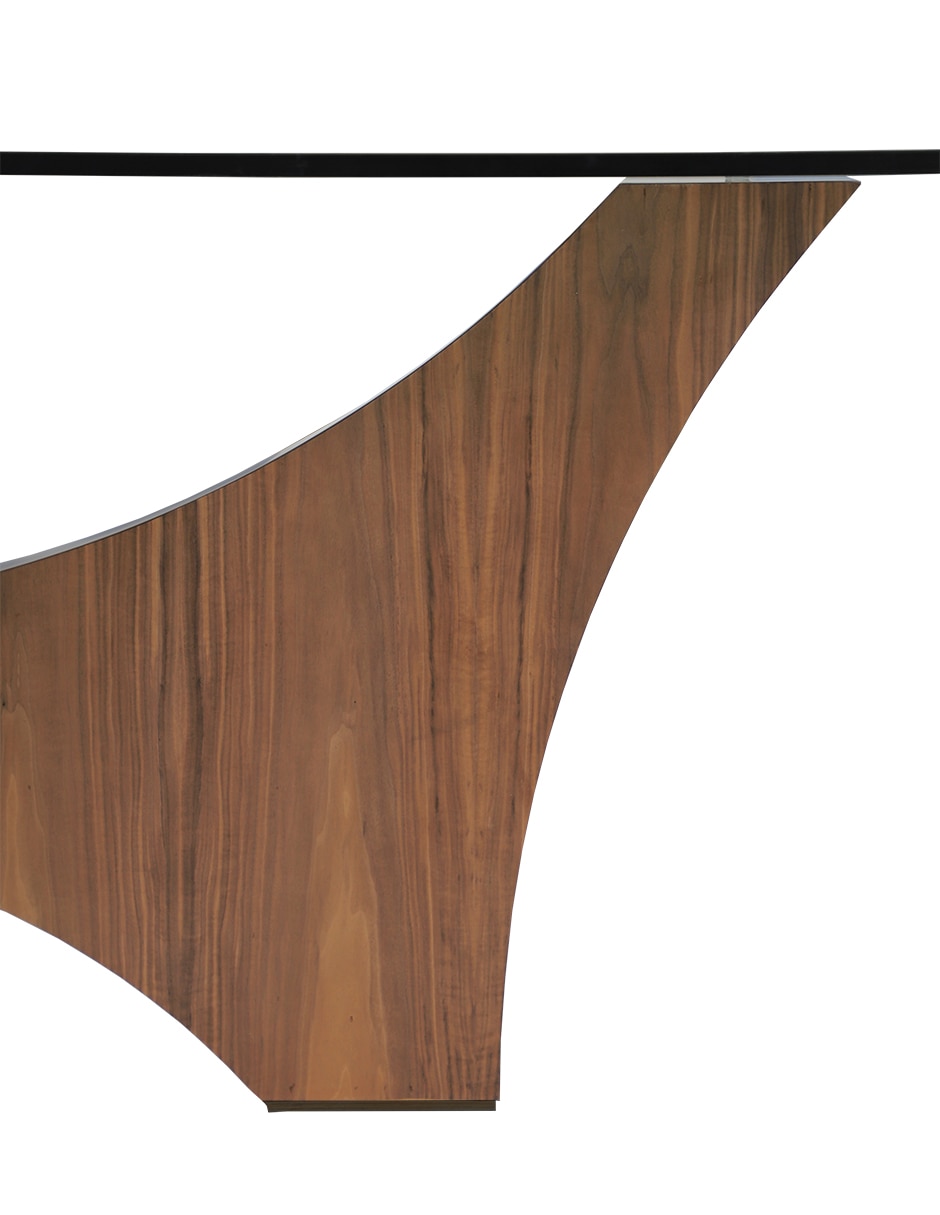 Mesa de comedor armable Del Toro de cristal