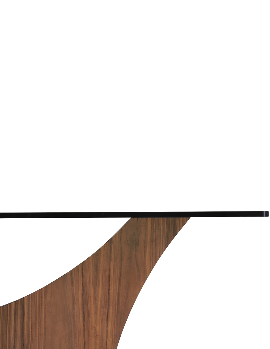 Mesa de comedor armable Del Toro de cristal