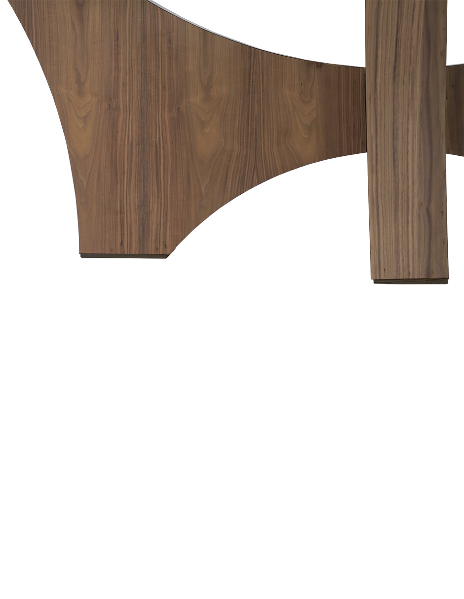 Mesa de comedor armable Del Toro de cristal