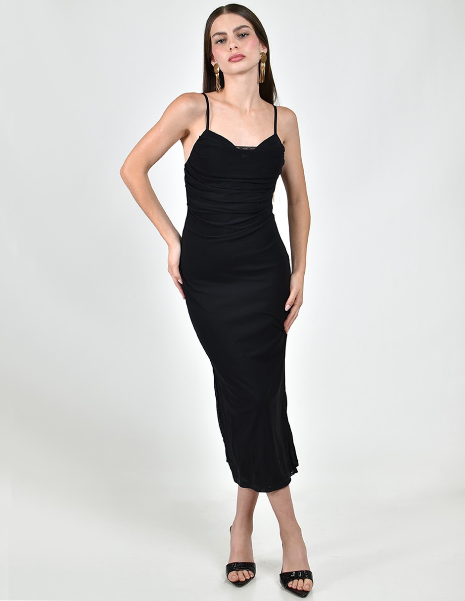 Vestido midi casual para mujer Vestido midi casual para mujer