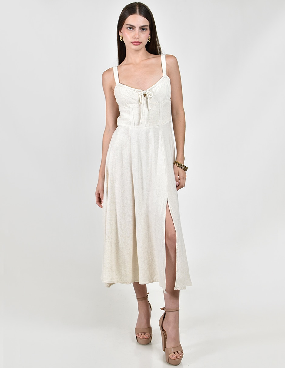Vestido midi casual para mujer Vestido midi casual para mujer