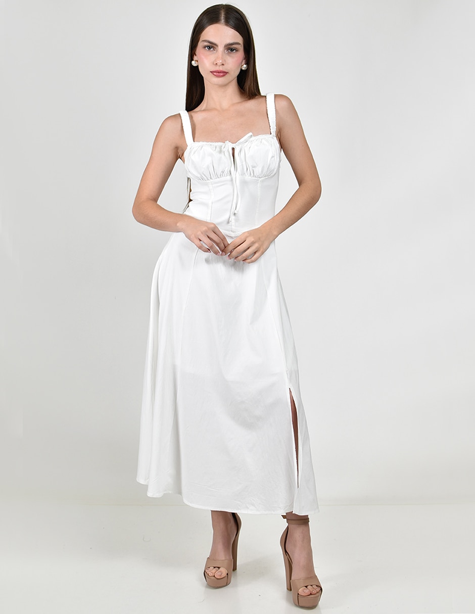 Vestido midi casual para mujer