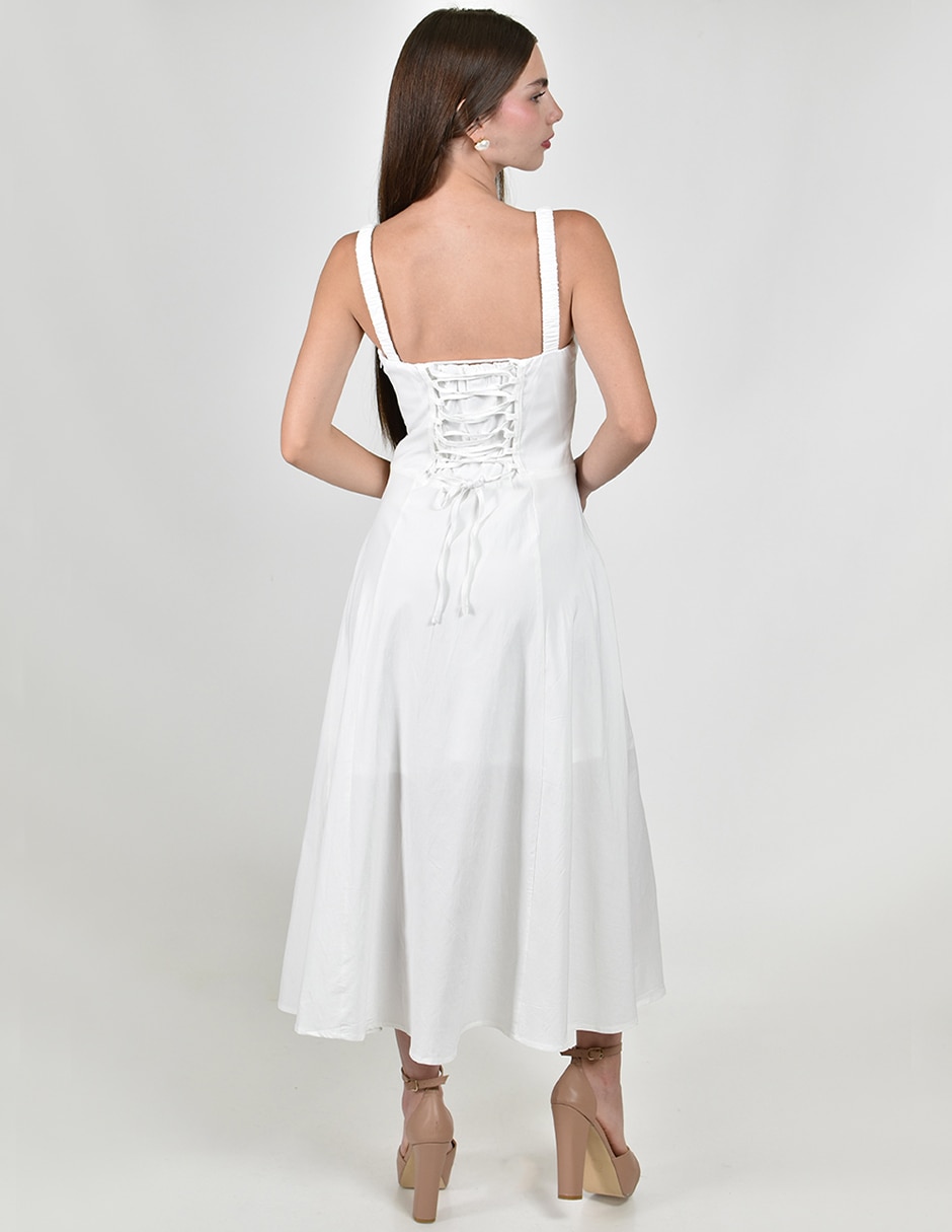 Vestido midi casual para mujer Vestido midi casual para mujer