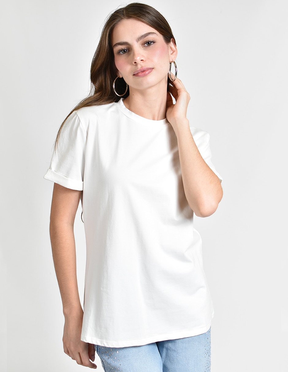 Playera manga Corta No aplica cuello Redondo para mujer 5