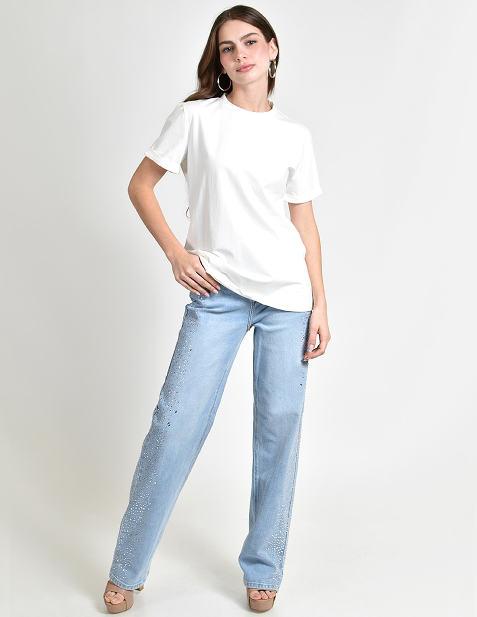 Playera manga Corta No aplica cuello Redondo para mujer 6