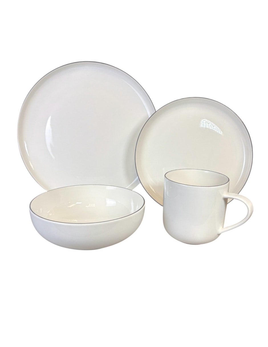 Kasablanka cocina de porcelana para 4 personas