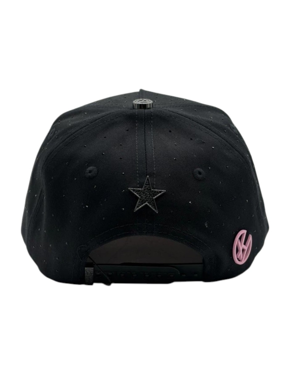 Gorra visera curva snapback casual big boss lalala star pink para hombre