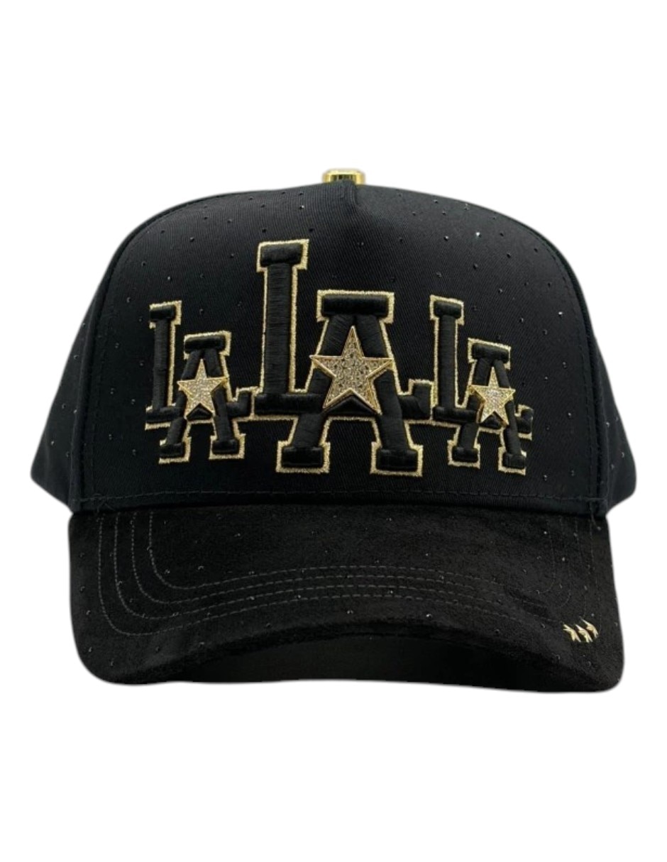 Gorra visera curva snapback casual lalala star gold para hombre 1