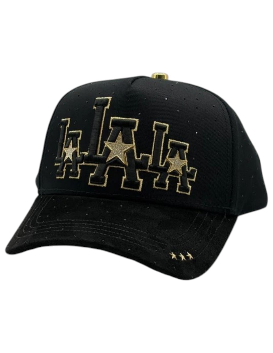 Gorra visera curva snapback casual lalala star gold para hombre 6