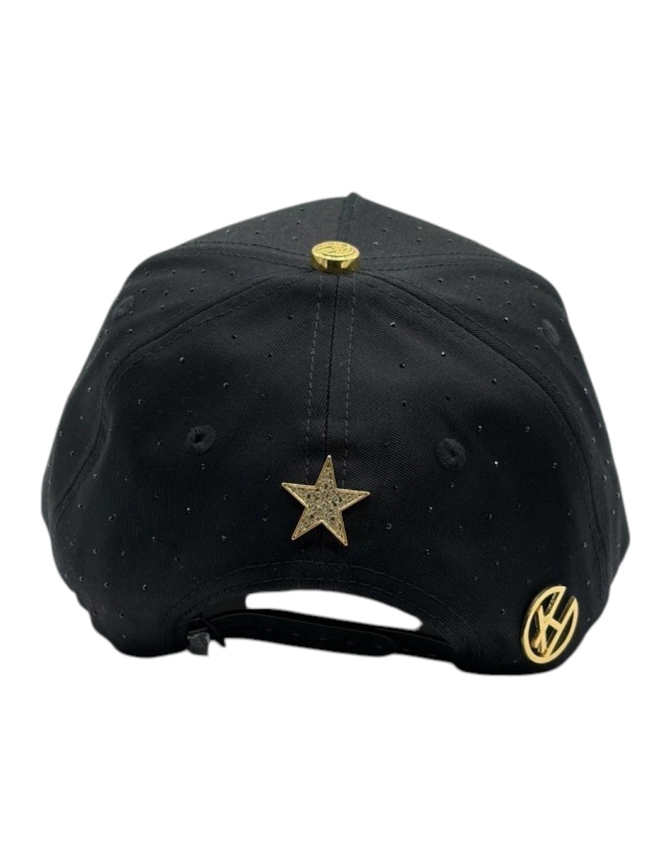 Gorra visera curva snapback casual lalala star gold para hombre 7