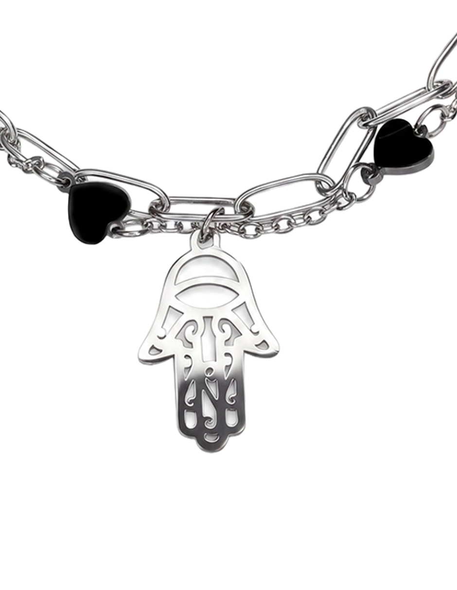 Ame jewelry de acero inoxidable glam pop fantasy con acabado