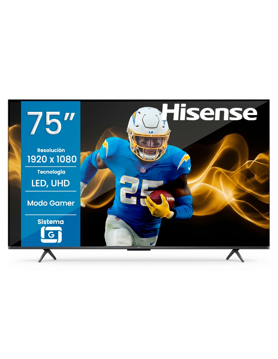 TCL Pantalla Tcl QLED de 75 pulgadas 4K/UHD 75Q77K con Google TV Reacondicionado con AI Sound