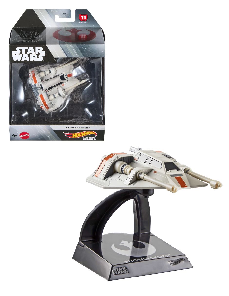Figura hot wheels starships select snowspeeder estándar mattel