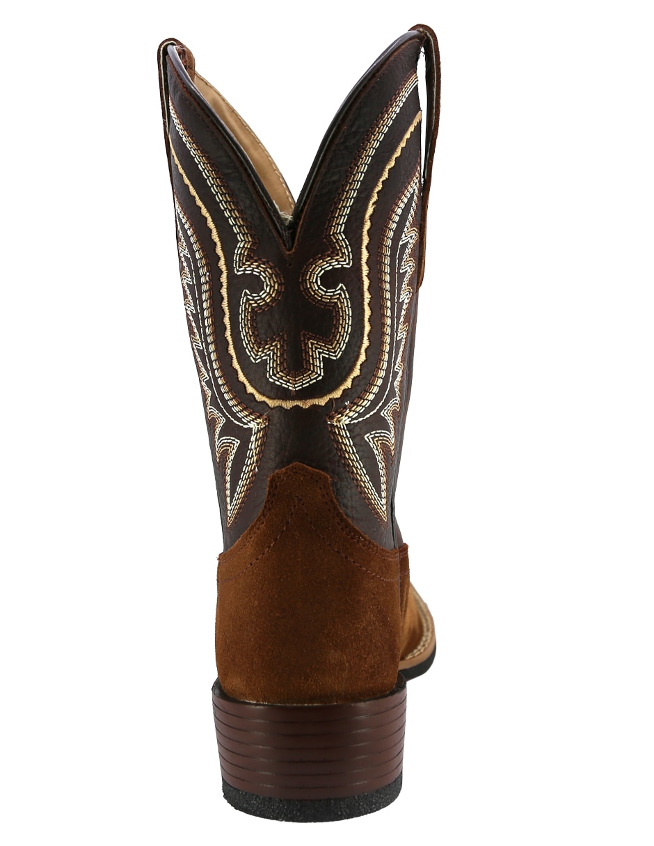 Bota texaban vaquera de piel para hombre