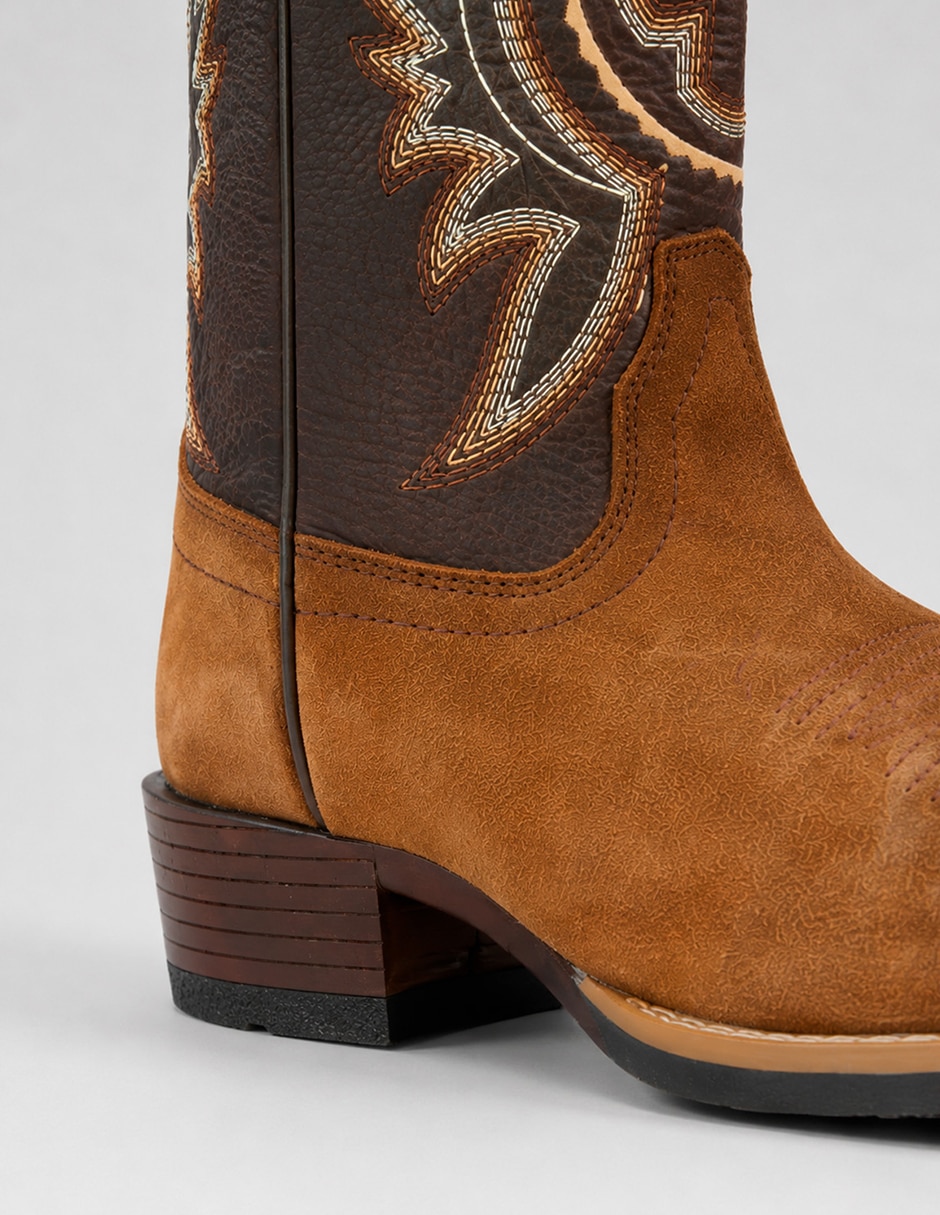 Bota texaban vaquera de piel para hombre