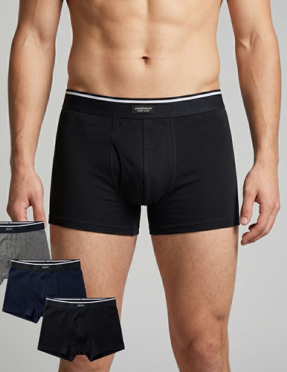 Bóxer de algodón para hombre 1 piezas (si aplica) 1