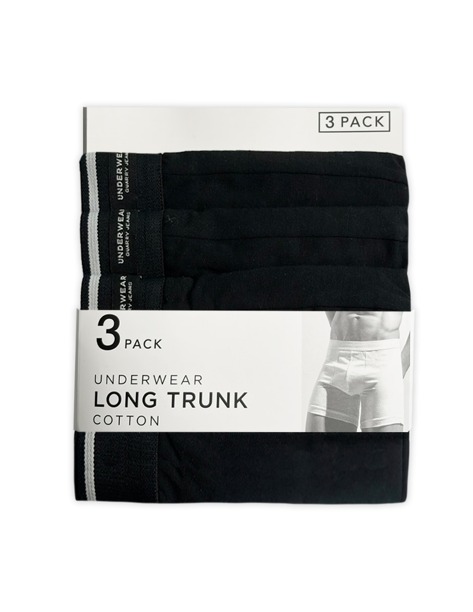 Bóxer trunk quarry de algodón para hombre 1 piezas unisex
