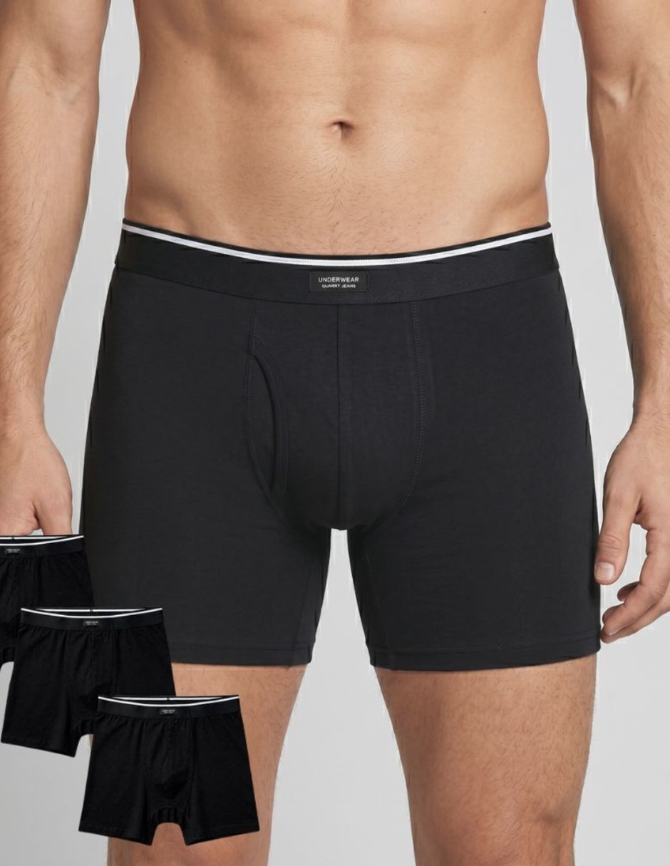Bóxer trunk quarry de algodón para hombre 1 piezas unisex