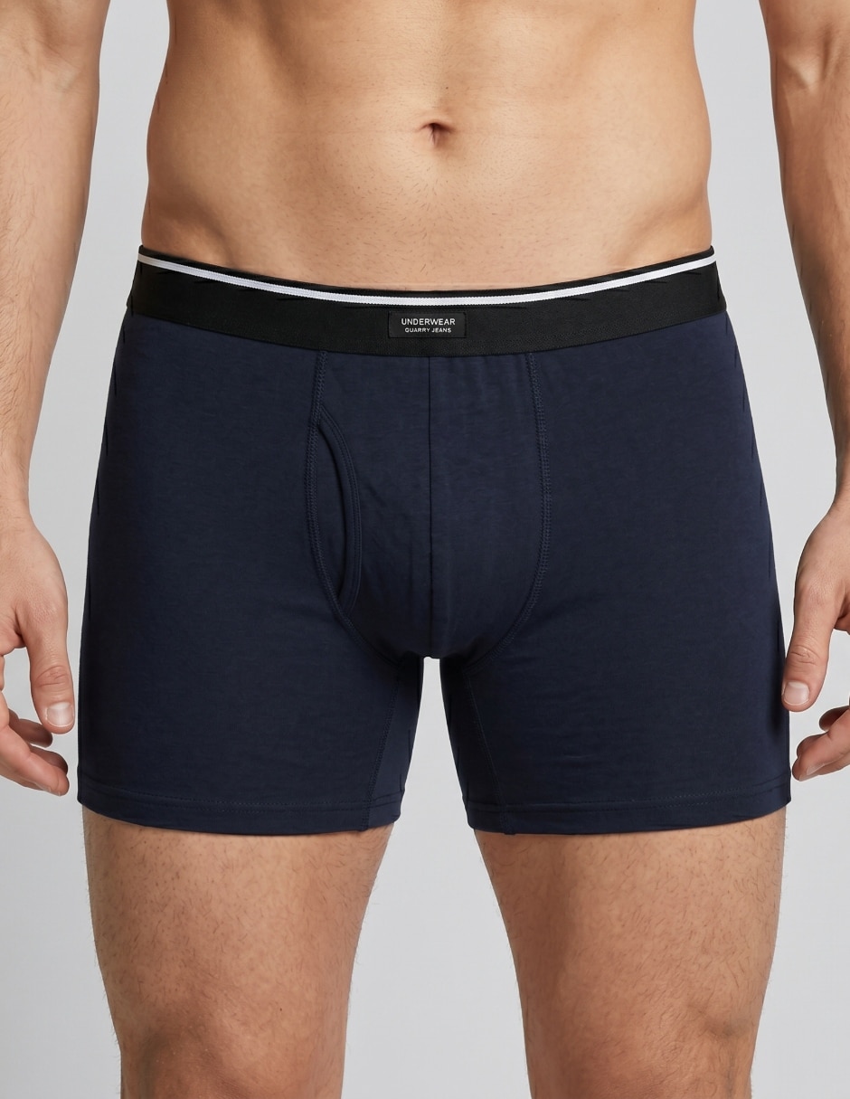 Bóxer trunk de algodón para hombre 1 piezas (si aplica) 4
