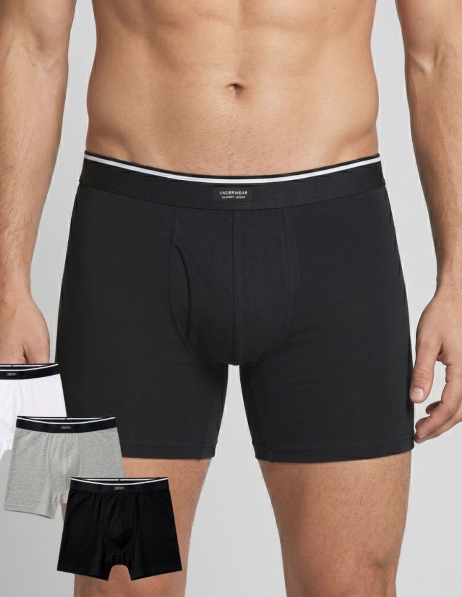 Bóxer trunk de algodón para hombre 1 piezas (si aplica) Bóxer trunk de algodón para hombre 1 piezas (si aplica)