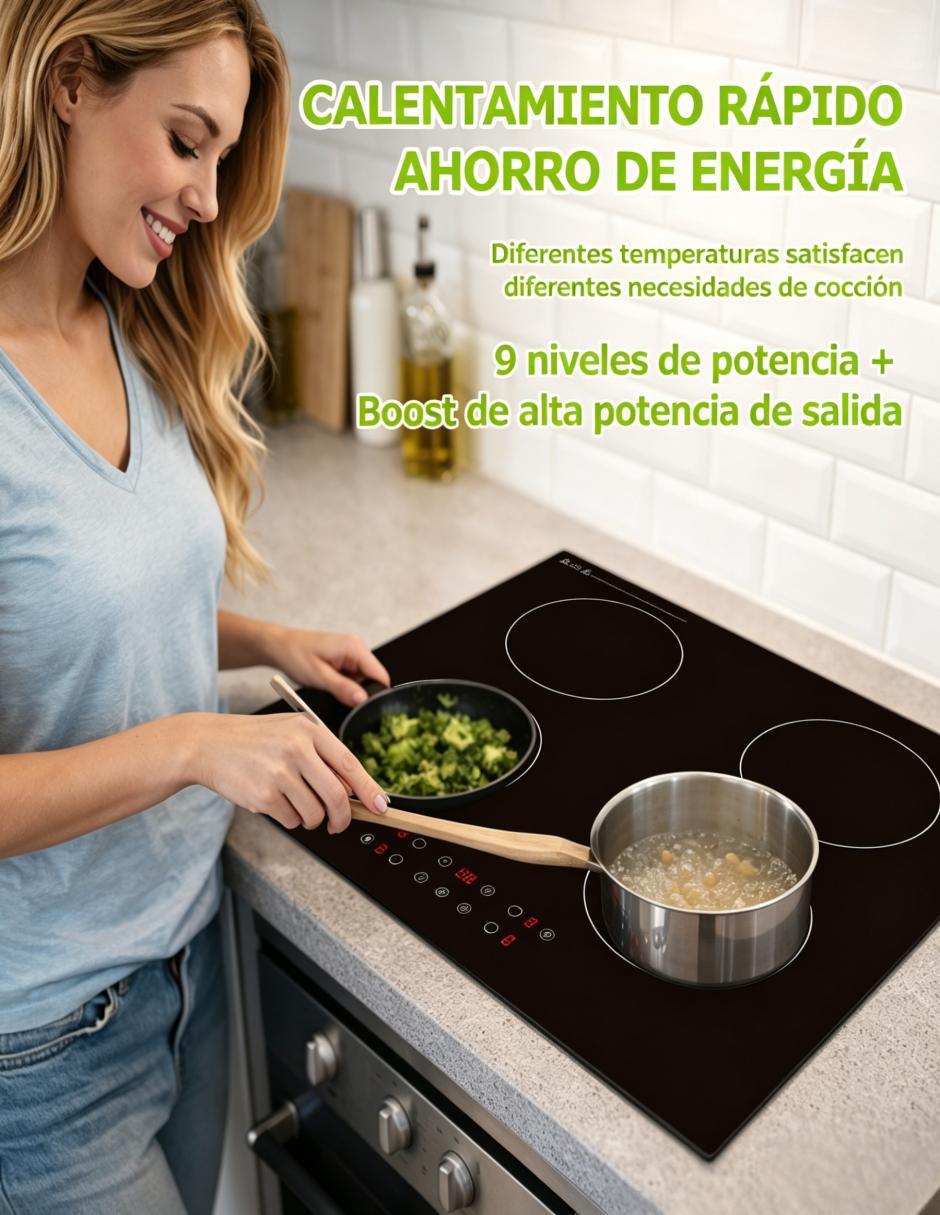 Parrilla de inducción ewtto et