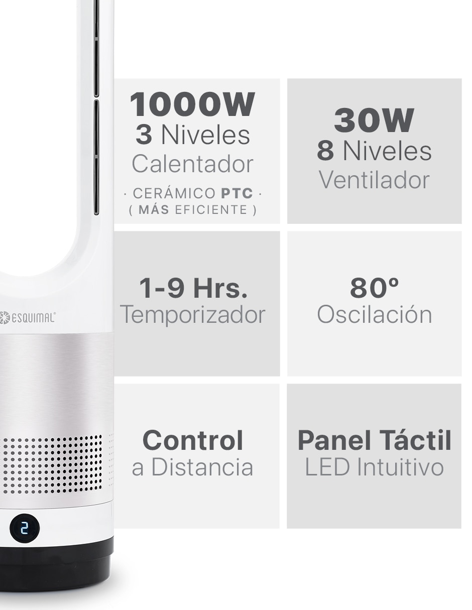 Ventilador 2 en 1 8 velocidades 4