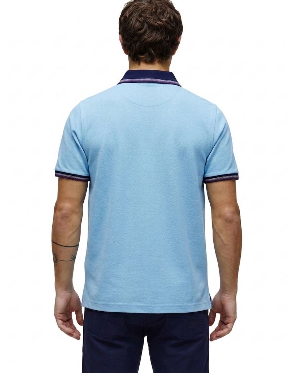 Playera tipo polo psycho bunny para hombre