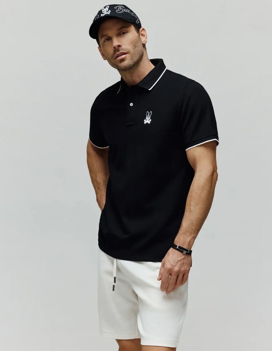 Playera tipo polo psycho bunny para hombre