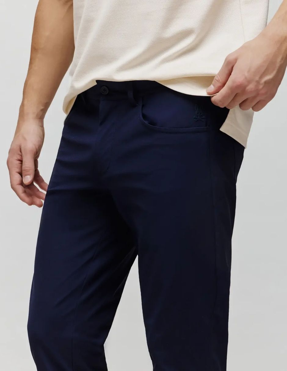 Pantalón casual regular regular para hombre 4