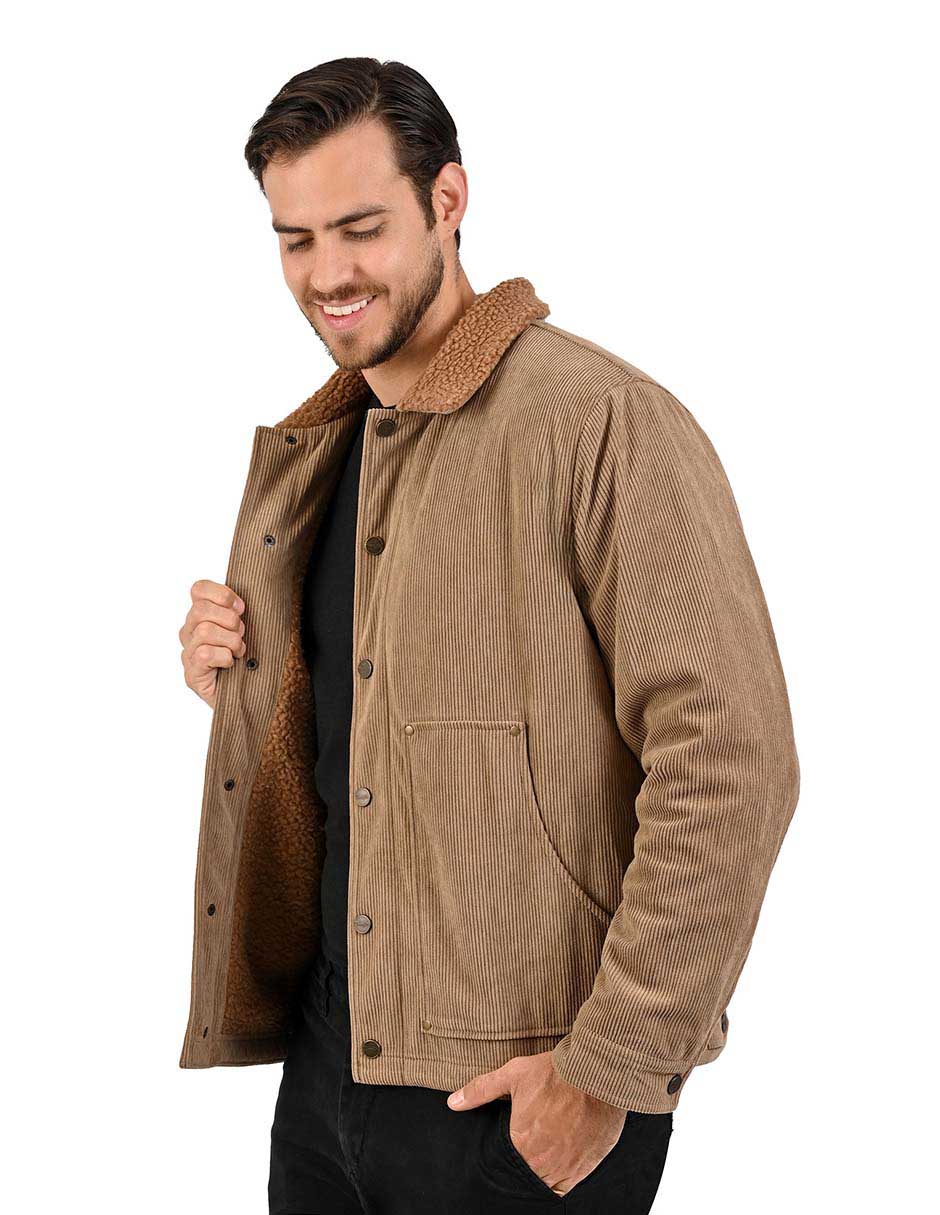 Chamarra casual wranglercon bolsillos para hombre