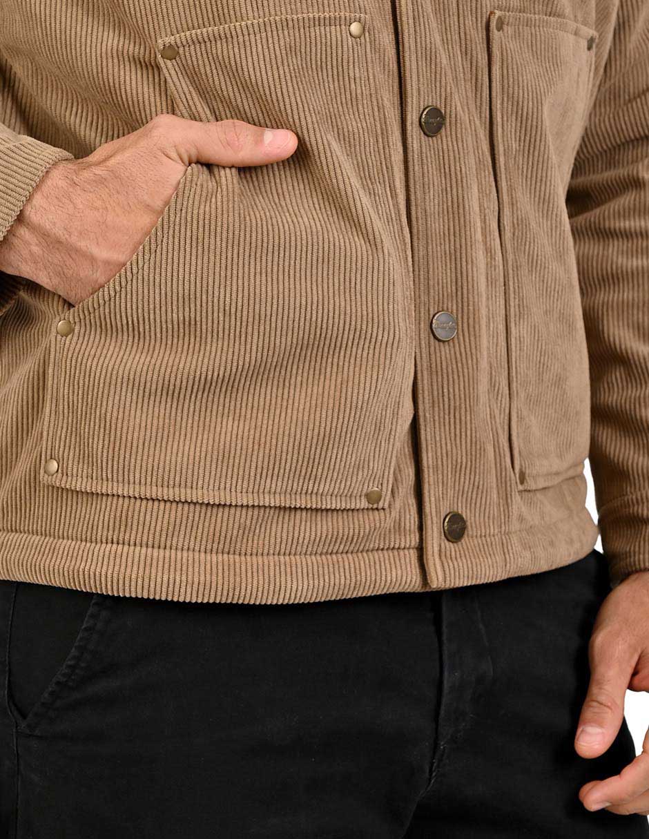Chamarra casual wranglercon bolsillos para hombre