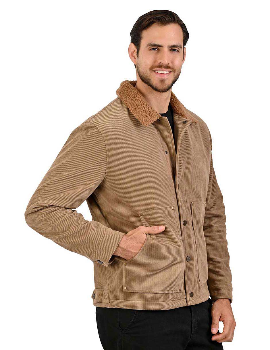 Chamarra casual wranglercon bolsillos para hombre