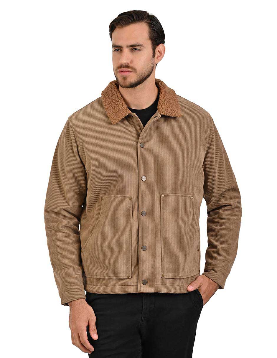 Chamarra casual wranglercon bolsillos para hombre