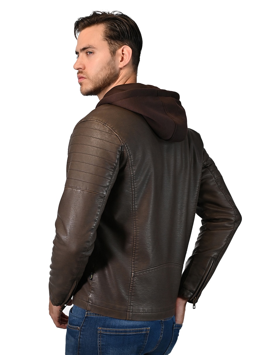 Chamarra casual con bolsillos para hombre 5