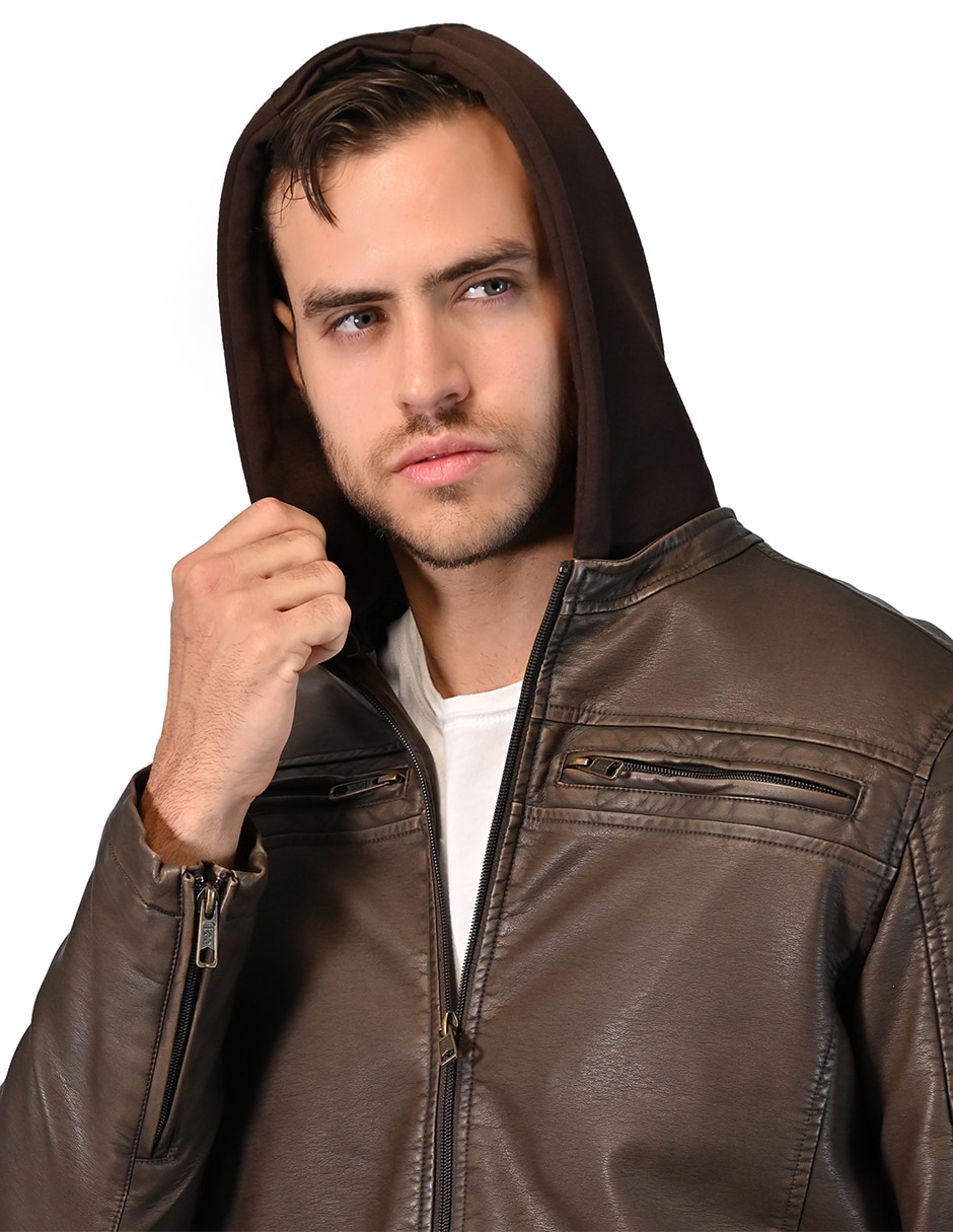 Chamarra casual con bolsillos para hombre 3