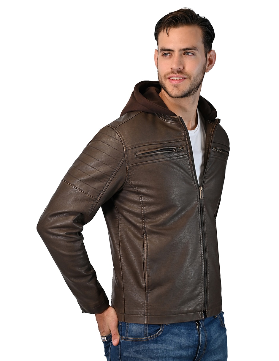 Chamarra casual con bolsillos para hombre 6