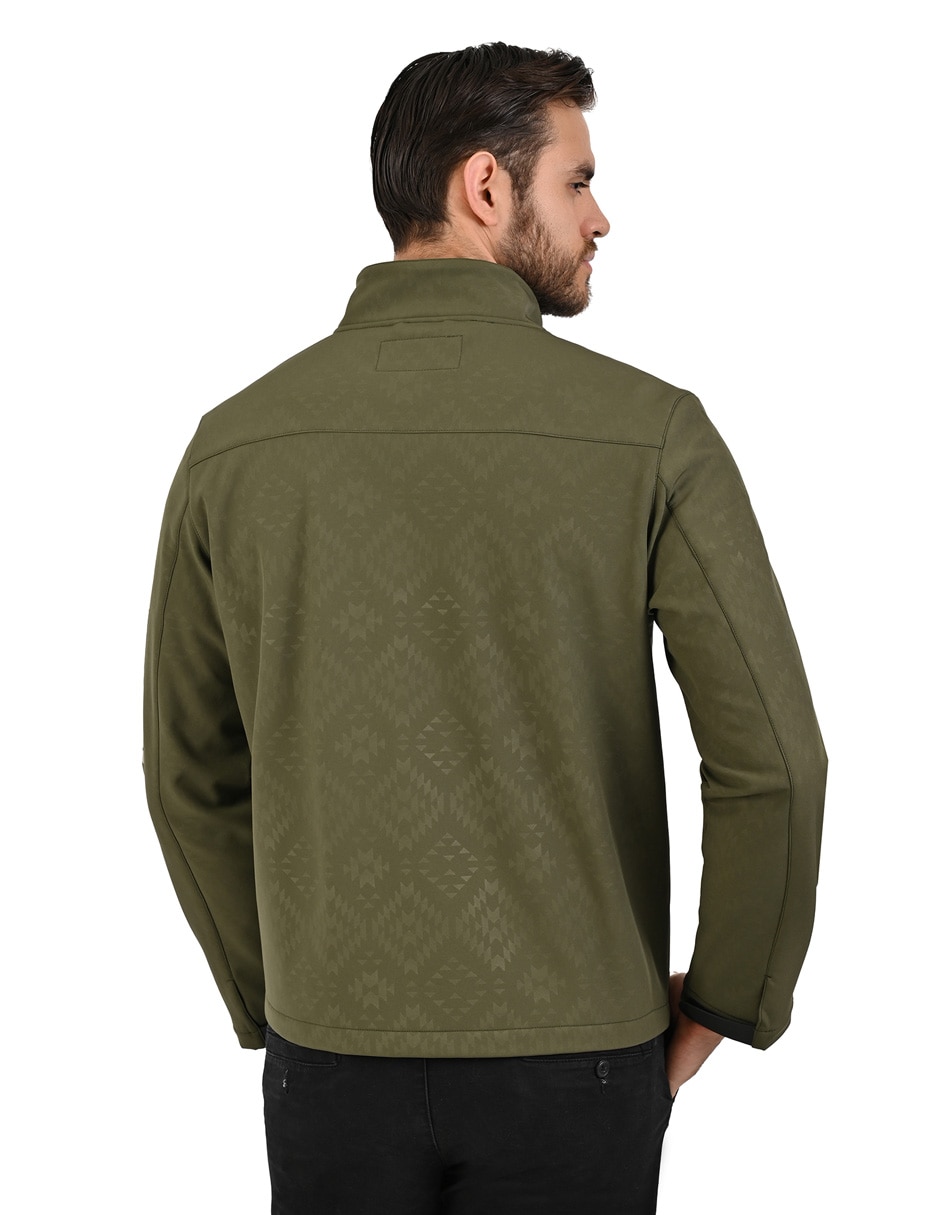 Chamarra casual wranglercon bolsillos para hombre