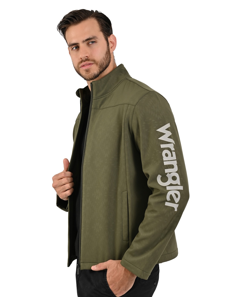 Chamarra casual wranglercon bolsillos para hombre