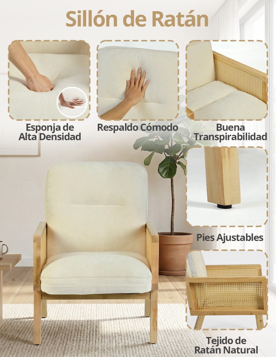 Sillón home make de pino