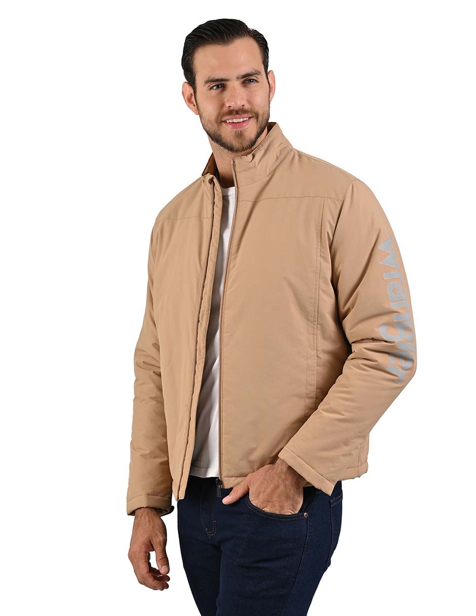 Chamarra casual wranglercon bolsillos para hombre