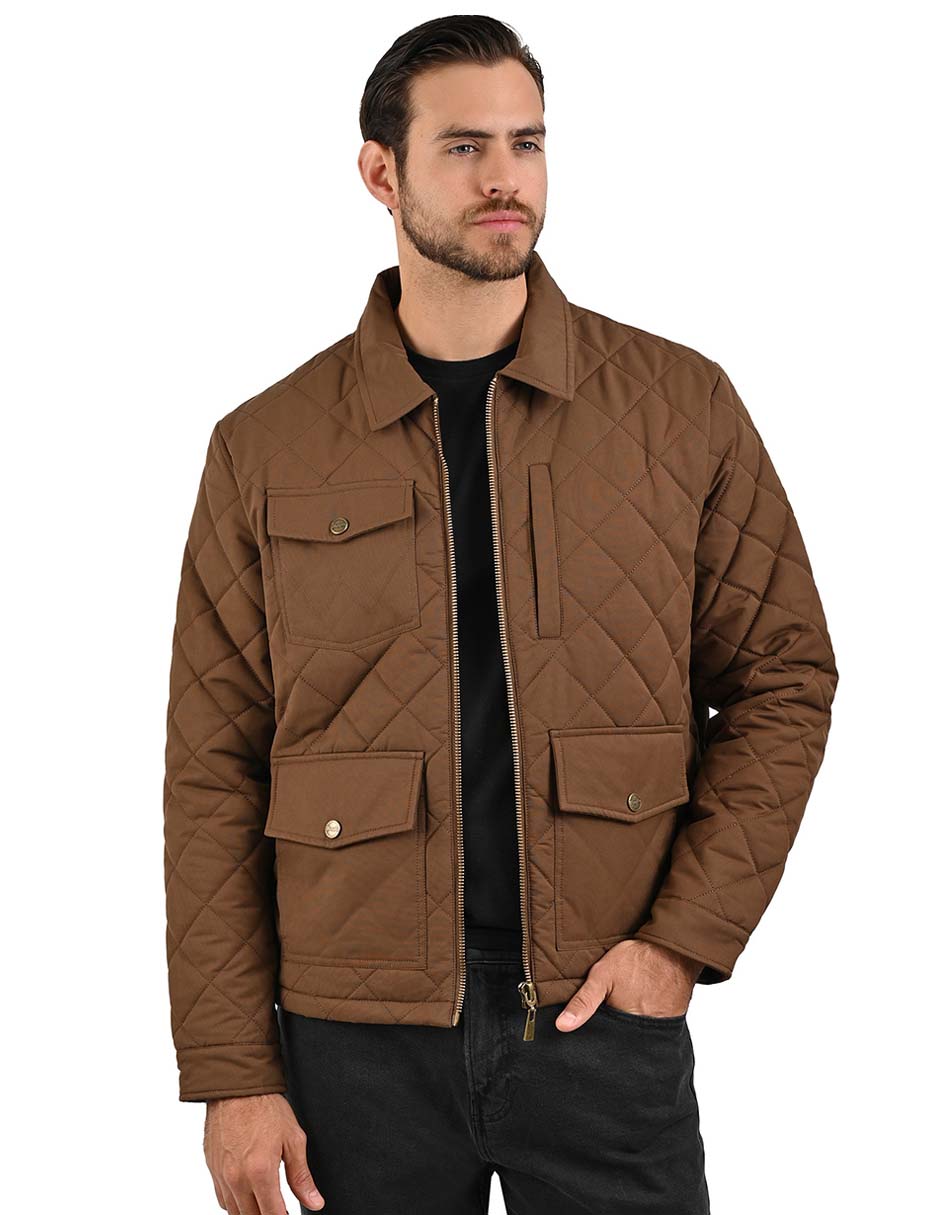 Chamarra casual wranglercon bolsillos para hombre