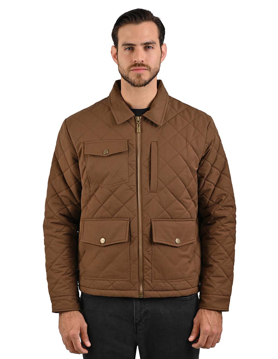 Chamarra casual wranglercon bolsillos para hombre