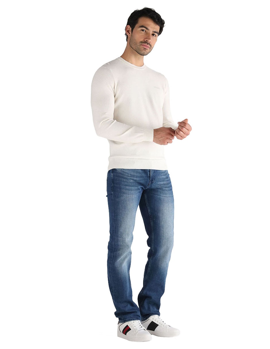 Suéter Guess cuello redondo para hombre