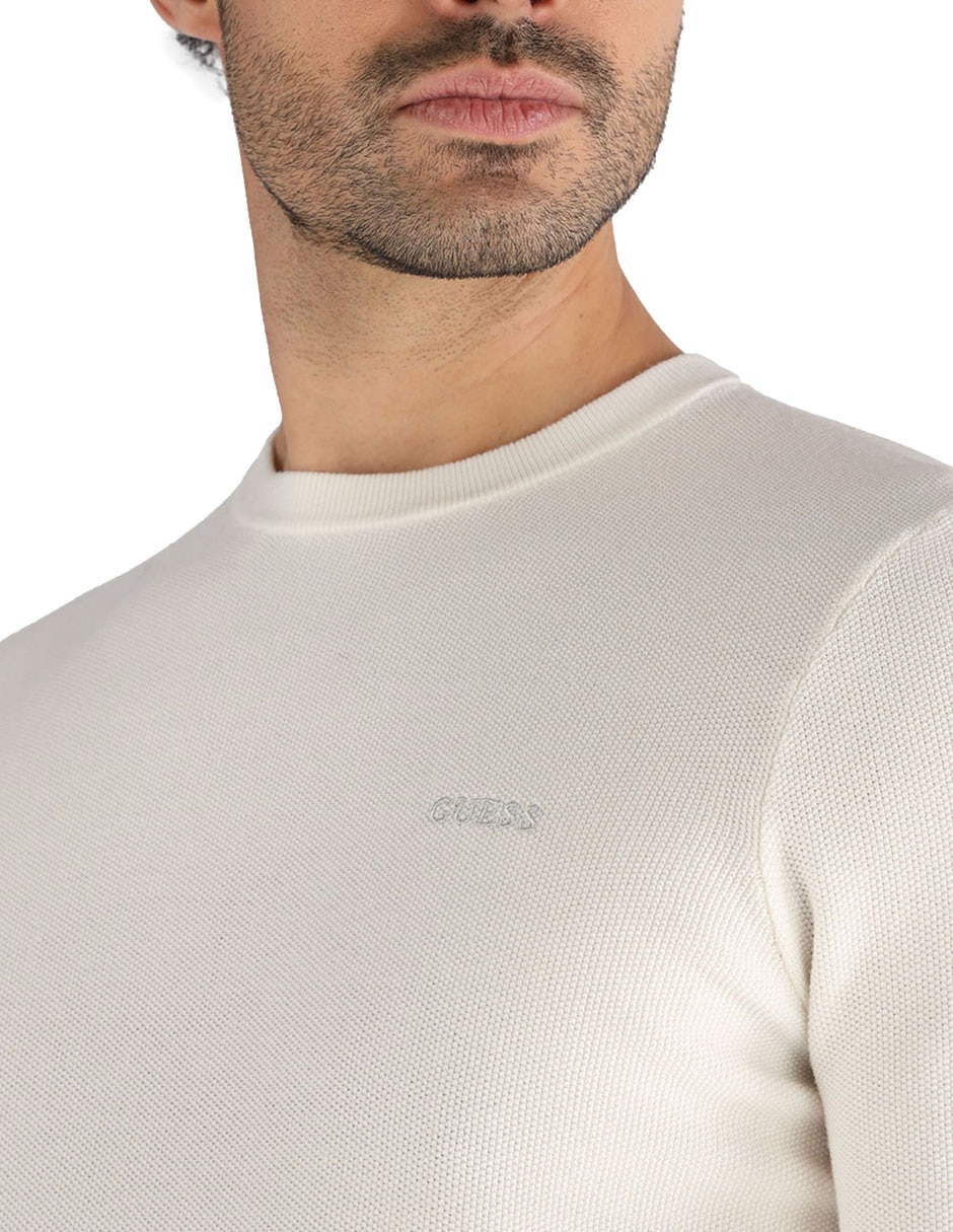 Suéter Guess cuello redondo para hombre