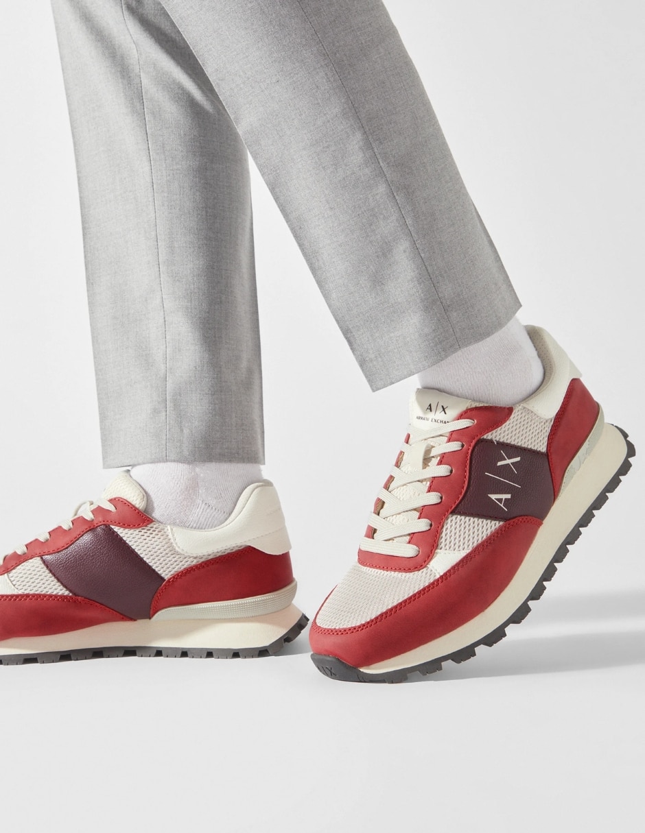 Tenis de piel Armani Exchange Sneaker para hombre