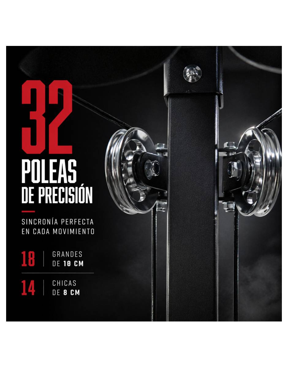 Jaula Multiestación Pro Peso Integrado 136 kg 2